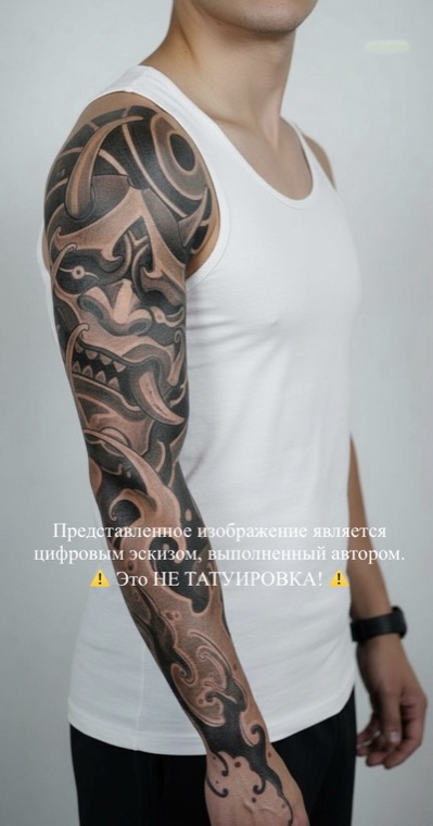 Цифровой эскиз татуировки — Орнамент IV
